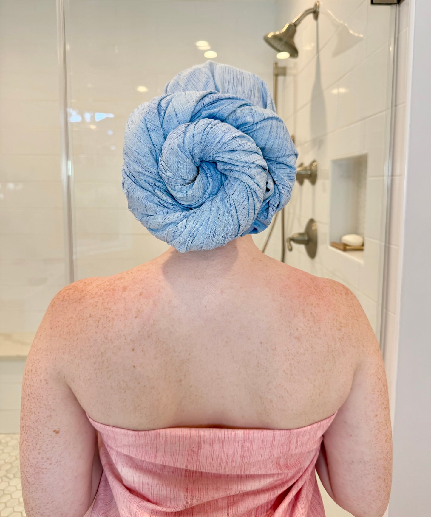 Summer Blue Bath Sheet