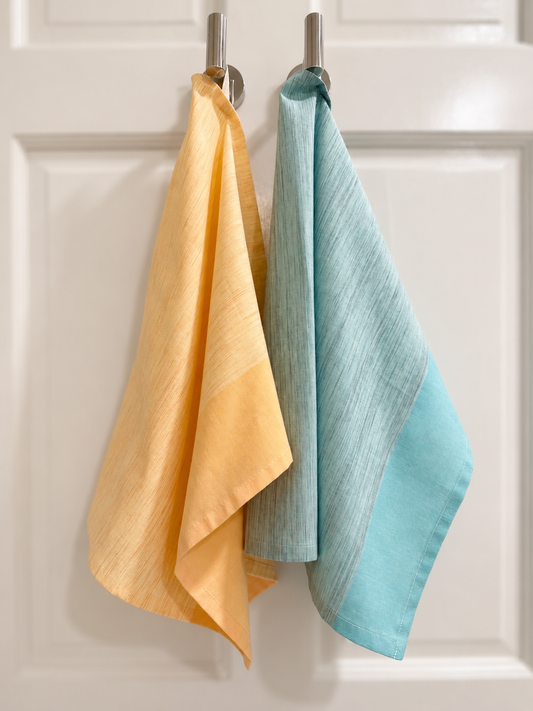 Breezy Turquoise Hand Towels - 3 Pack
