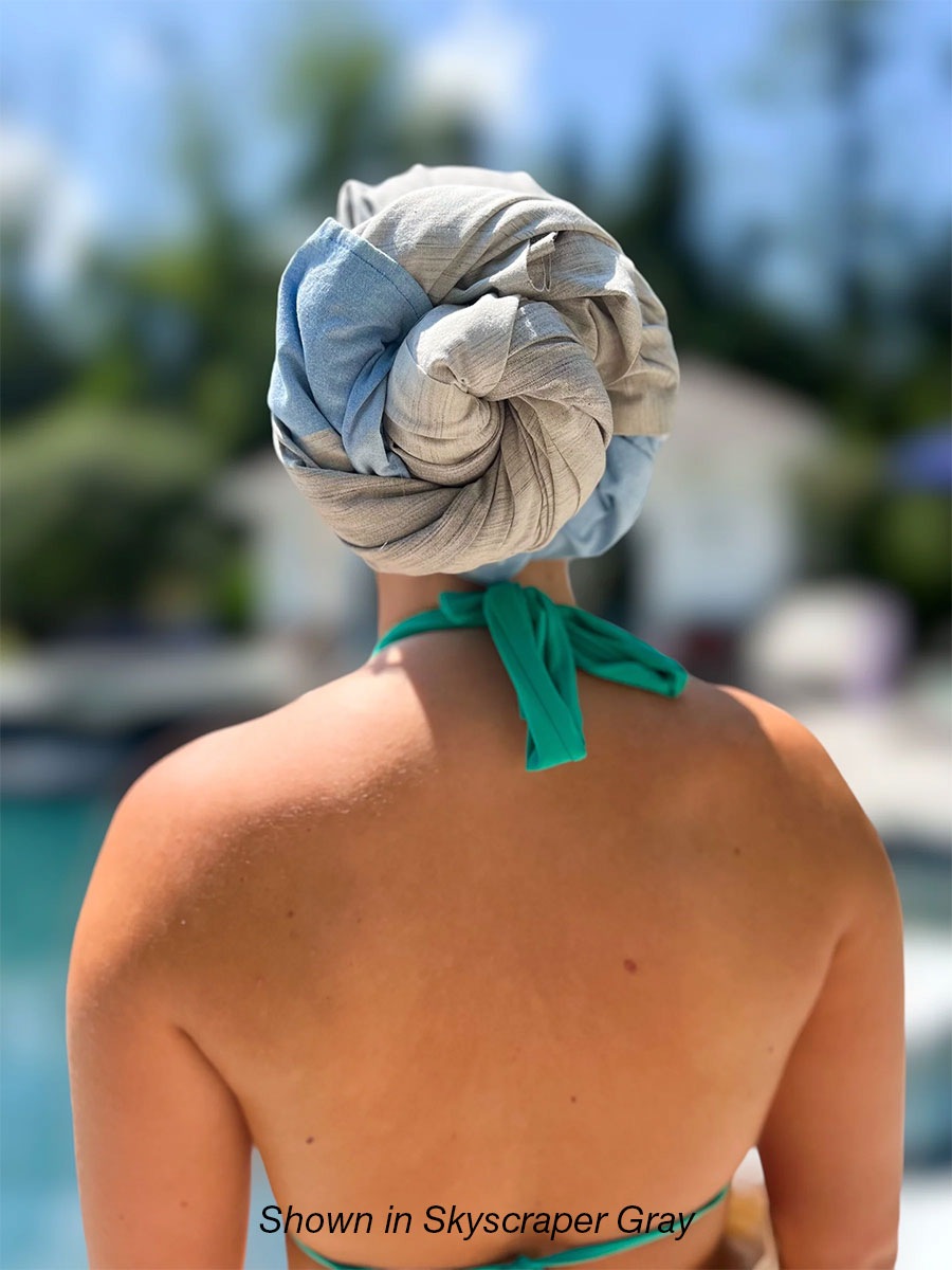 Skyscraper Gray Bath Sheet