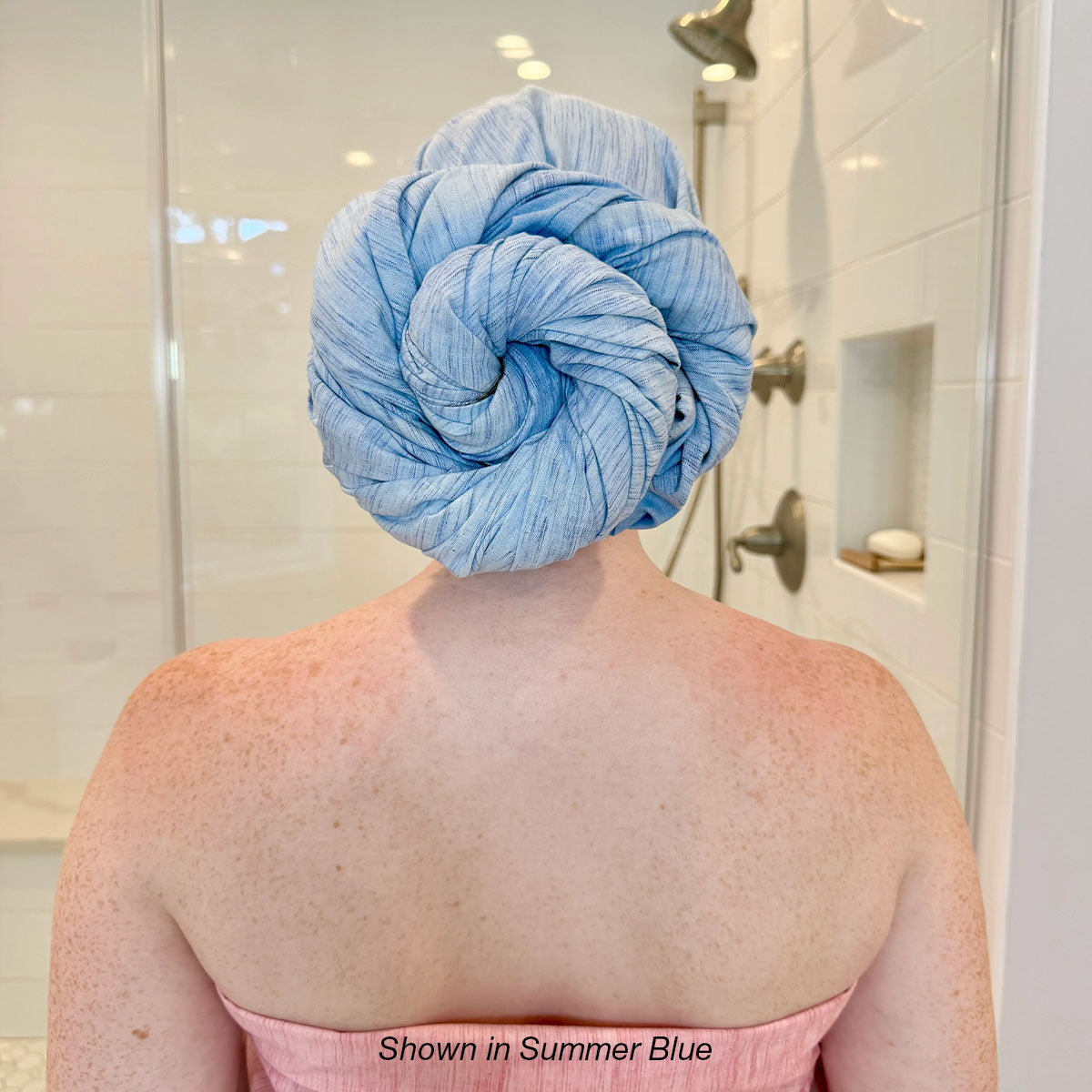 Summer Blue Bath Sheet
